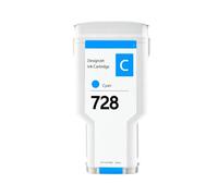 ELUPNMF Cartucce d'inchiostro compatibili per 728 728XL Full Ink F9J68A F9J67A F9J66A per stampante DesignJet T730 T830(300ML - CYAN)