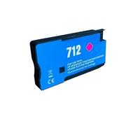 ELUPNMF Cartucce d'inchiostro compatibili per modelli di stampante plotter HP712 T230 T250 T630 T650 T210(Red 29ML)
