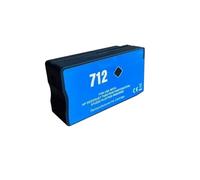 ELUPNMF Cartucce d'inchiostro compatibili per modelli di stampante plotter HP712 T230 T250 T630 T650 T210(Black 80ML)