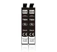 ELUPNMF Cartuccia d'inchiostro 604XL compatibile con T604 T604 per stampanti XP 2200 2205 3200 3205 4200 4205 WF 2910 2930 2950 XL T604XL(2PCS)