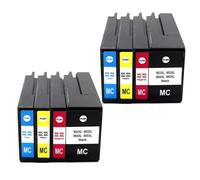 ELUPNMF Cartuccia d'inchiostro a resa universale compatibile per Officejet Pro 8210 8218 8710 8715 8718 8719 8720 8725 Modelli 952XL 953XL 954XL 955XL(2 set)