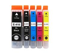 ELUPNMF Cartuccia d'inchiostro compatibile 410 XL T410XL per XP 630 635 640 645 530 830 900 7100 XP 630 XP 7100(1 SET(5PC))