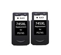 ELUPNMF Cartuccia d'inchiostro compatibile con PG 745 XL CL 746 XL per stampante MG2470 MG2570 MG2970 IP2870 IP2872(2BK)
