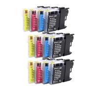 ELUPNMF Cartuccia d'inchiostro compatibile LC990 per stampanti a getto d'inchiostro MFC295CN 297C 490CW 5490CN 5890CN 5895CW 6490CW 670CD 670CDW(3Set)