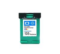 ELUPNMF Cartuccia d'inchiostro compatibile per 129 135 Photosmart C4140 C4150 C4170 C4173 C4175 C4180 C4183 C4188 C4190(1COLOR)