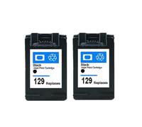 ELUPNMF Cartuccia d'inchiostro compatibile per 129 135 Photosmart C4140 C4150 C4170 C4173 C4175 C4180 C4183 C4188 C4190(2BK)