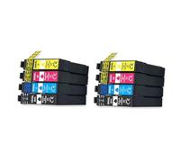 ELUPNMF Cartuccia d'inchiostro compatibile per 604XL T604XL T604 per XP-2200 2205 3200 3205 4200 4205 WF-2910 2935 2930 2950DWF(2 set)