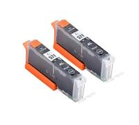 ELUPNMF Cartuccia d'inchiostro compatibile PGI 570XL CLI 571XL per MG5750 MG5751 MG5752 MG6850 MG6851 MG6852 MG7750(2pcs 571XL BK)