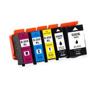 ELUPNMF Cartuccia d'inchiostro compatibile T202XL per stampante 202XL Expression XP-6000 XP-6001 XP-6005(5pcs 1set)
