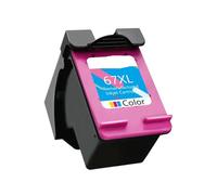 ELUPNMF Cartuccia d'inchiostro di ricambio ALIZEO compatibile con 67 XL per stampanti Deskjet Plus 4140 4152 4155 4158 1225 2732 2752 1225(1 Color)