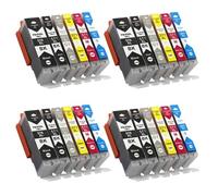 ELUPNMF Cartuccia d'inchiostro PGI550XL CLI571 570XL compatibile con stampanti TS6052 TS6053 MG6800 MG5700 TS5055 TS9050 TS9055 TS6051(6Color 4set)