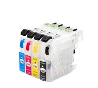 ELUPNMF Cartuccia d'inchiostro ricaricabile compatibile con LC663 per stampanti MFC-J2320 MFC-J2720