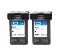 ELUPNMF Cartuccia d'inchiostro ricaricata 27XL 28XL compatibile per Deskjet 450 450CI 5550 3420 3520 3550 3650 3740 3845(2BK)