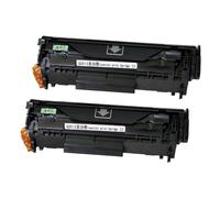 ELUPNMF Cartuccia toner compatibile 12A Q2612A per i modelli 1010 1012 1015 1018 1020 1022 3015 3020 3030 3050 3052 3055(2PC BLACK)