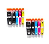 ELUPNMF Compatibile 1-4 Set per cartucce d'inchiostro 33XL T3351 T3361 per stampanti XP 530 540 630 640 635 645 830 900(5COLOR 2SET)