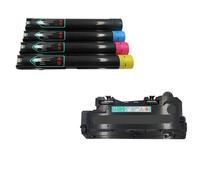ELUPNMF Confezione combinata toner compatibile per stampanti C7020 C7025 C7030 106R03741 106R03742 106R03743 106R03744 Nero 16100 pagine Colore 9800 pagine con contenitore toner di scarto