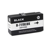 ELUPNMF Confezione da 12 cartucce d'inchiostro compatibili per stampanti 711XL 711 T120 T520 piene di inchiostro(1PCS BLACK)