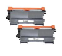 ELUPNMF Resa TN660 TN2320 Cartuccia toner compatibile per stampante HL-L2300D L2365DW L2340DW L2320D L2360DW HL2380DW TN2345 TN2350 TN2380 TN2375(2 PCS TN660)