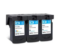 ELUPNMF Set cartucce d'inchiostro compatibili 560XL 561XL PG-560 CL-561 XL per TS5350 TS7450 TS5351 TS5352 TS5353 TS7451(BK(2PC) COLOR(1PC))