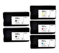 ELUPNMF Set cartucce d'inchiostro compatibili per Officejet Pro 8100 8600 8610 8620 8630 251dw 276dw 950XL 950 951 Hp950 Hp951(BK BK C M Y)