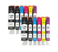 ELUPNMF Set cartucce d'inchiostro compatibili PGI-880 CLi-881 per TS9180 TS8180 TS6180 TR8580 TS8280 TS6280 TS708 TS6380 1/2/3/4 confezione(6COLOR 2SET)