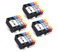 ELUPNMF Set di cartucce d'inchiostro 903XL compatibile con stampanti Officejet Pro 6950 6960 6970 6975 Confezione da 1 a 6 di ricambio per 903XL 907XL(4set 16pcs)