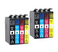 ELUPNMF Set di cartucce d'inchiostro compatibili 603XL T603 per stampanti XP 2100 2105 3100 3105 4100 4105 2810 2830 WF2835 2850 da 1 a 10 confezioni di ricambio compatibili(T603XL 2set)