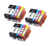 ELUPNMF Set di cartucce d'inchiostro compatibili 920XL per Officejet 6000 6500 6500A 7000 7500 7500A con inchiostro a colori chip 4(920XL-3set)