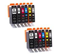 ELUPNMF Set di cartucce d'inchiostro compatibili BCI-325 326 per MG5230 MG5130 MG6130 MG8130 6230 8230 5330 IP4830 IP4930 MX883 IX6530(6Color 2set)