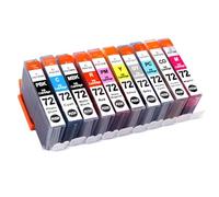 ELUPNMF Set di cartucce d'inchiostro compatibili per 72 PGI 72 PGI-72 PGI72 per stampante a getto d'inchiostro Pro-10 Pro-10s da 1 set a 5 set(PGI-72-1set)