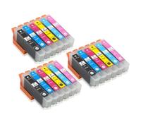 ELUPNMF Set di cartucce d'inchiostro compatibili T2431 24XL T2432 per stampanti XP750 XP850 XP950 XP860 XP55 XP760 XP960 con chip(T2431-6 3SET)