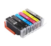 ELUPNMF Set di cartucce d'inchiostro ricaricabili compatibili per PGI-150 CLI-151 in 5 colori e 6 colori per stampanti MG6310 MG7110 MG7510 IP8710 Ix6810(6COLOR 1SET)