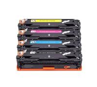 ELUPNMF Set di cartucce toner a colori compatibili a 4 colori per i modelli M255dw M255nw M282nw M283fdn M283fdw M283cdw W2210A 206A W2110A(4COLOR 1SET NO CHIP)
