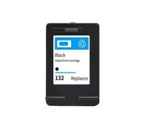 ELUPNMF Sostituzione cartuccia d'inchiostro compatibile per il modello 132 136 per stampanti Photosmart 2573 C3183 Officejet 6213 PSC 1513(1BK)