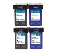 ELUPNMF Sostituzione cartuccia d'inchiostro ricaricata compatibile per 27XL 28XL 450 450CI 5550 3420 3520 3550 3650 3740 3845(2BK 2COLOR)