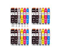 ELUPNMF Sostituzione compatibile della cartuccia d'inchiostro PGI270 CLI271 per PGI-270 CLI-271 270xl 271xl per stampante MG7720 TS8020 TS9020 TS5020(6Color 4set)