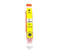 ELUPNMF Sostituzione compatibile della cartuccia d'inchiostro T2431 T2436 24XL per stampanti XP55 XP750 XP760 XP850 XP860 XP950 XP960 XP970(Y 1PC)
