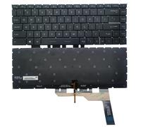 ELUPNMF Tastiera Portatile Americana Compatibile con Prestige 14 P14 MS-14C1 MS-14C2 Modern 14 15 MS-14D3 MS-14D2 MS-14D1 MS-14DK MS-1551 Retroilluminazione Bianca