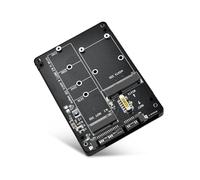 ELUTENG Adattatore M.2 NGFF/mSATA a 2,5" SATA III, 2 in 1 Custodia Convertitore per MSATA e B Key/B&M Key NGFF SSD (NON Supporta NVMe/PCIe o M-Key)