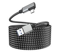 ELUTENG Cavo Link 5m Compatibile con Meta Oculus Quest 3s Quest 3 2 1 Pro Pico 4 Ultra Steam Deck, Cavo USB 3.0 a Type C 5Gbps per Trasferimento Dati e Ricarica per PC Gaming VR