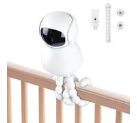 ELUTENG Supporto universale per baby monitor, supporto universale per la maggior parte delle fotocamere del bambino, supporto video per monitor per la cameretta dei bambini, bordi