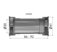 Elvedes Calotte Del Movimento Centrale Press Fit Bb86/92 41mm Black