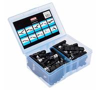 Elvedes Ganasce Freni, per Freni a V, 25 Paia simmetrico, Confezione da 25, 70 mm, in Volume, Colore: Multicolore