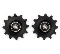 Elvedes pair of jockey wheels 2 x 12 narrow wide bearings