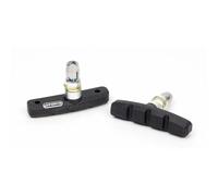 Elvedes V-type 60 Mm Complete Rim Brake Pads 25 Pairs Argento Black