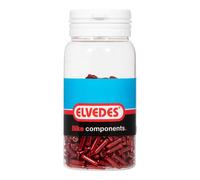 Elvedes Tappi Per Tubi Aluminium 500 Unità Red