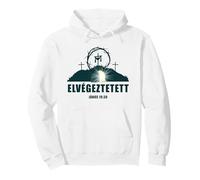 ELVÉGEZTETETT - Passover Easter Jesus Cross Faith Hungarian Felpa con Cappuccio