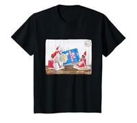 Elves Behavin' Badly Elf Rice Pops Scarpa Scherzo Natale Bambini Maglietta
