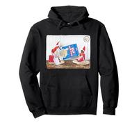 Elves Behavin' Badly Elf Riso Pops Scarpa Scherzo Natale Felpa con Cappuccio