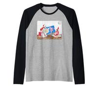 Elves Behavin' Badly Elf Riso Pops Scarpa Scherzo Natale Maglia con Maniche Raglan